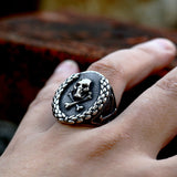 Retro Personalized U-shaped Stainless Steel Ring – Holiday Gift Ideas — 3