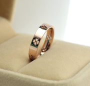 Clover Ring Women's Rose Gold Titanium Steel – Jewelry Gift Ideas — 1