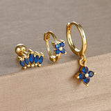 Light Luxury Minority Design Blue Zircon Four-leaf – Meaningful Gifts — 15