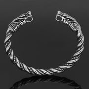 Retro Double-headed Dragon Solid Bracelet For Men – Jewelry Gift Ideas — 3