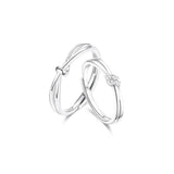 Couple Simple High Sense Four Claw Couple Rings – Stylish Gifts — 9