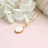 Vintage Simple Sterling Silver Leaf Necklace – Jewelry Gift Ideas — 5