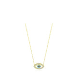 Devil's Eye Clavicle Chain Necklace Suit – Jewelry Gift Ideas — 4