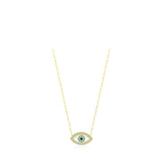 Devil's Eye Clavicle Chain Necklace Suit – Jewelry Gift Ideas — 4