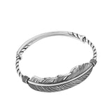 Feather Bracelet Hip Hop 925 Sterling Silver – Jewelry Gift Ideas — 5