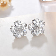 Women's Love Petal Zircon Earrings – Gifts for Her — 3