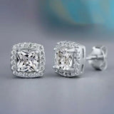 Brass Zircon Stud Earrings Crystal Rhinestone – Jewelry Gift Ideas — 4