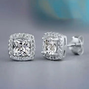 Brass Zircon Stud Earrings Crystal Rhinestone – Jewelry Gift Ideas — 4