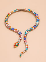 Diamond Animal Snake Necklace Ornament – Jewelry Gift Ideas — 2