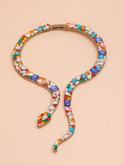 Diamond Animal Snake Necklace Ornament – Jewelry Gift Ideas — 2