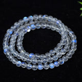 Blue Moonstone Near Body Three Rings Bracelet – Jewelry Gift Ideas — 2