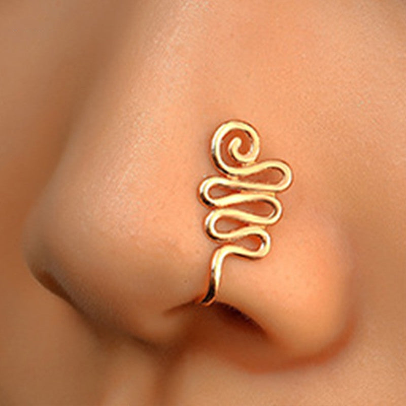 Creative Star Heart Crown Nose Ring Piercing Ornament – Stylish Gifts — 1