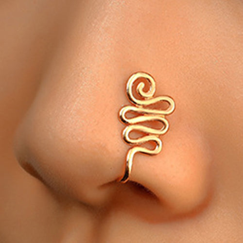 Creative Star Heart Crown Nose Ring Piercing Ornament – Stylish Gifts — 1