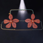 Flower-shaped Rhinestone Chest Necklace Fashion Bikini – Stylish Gifts — 7