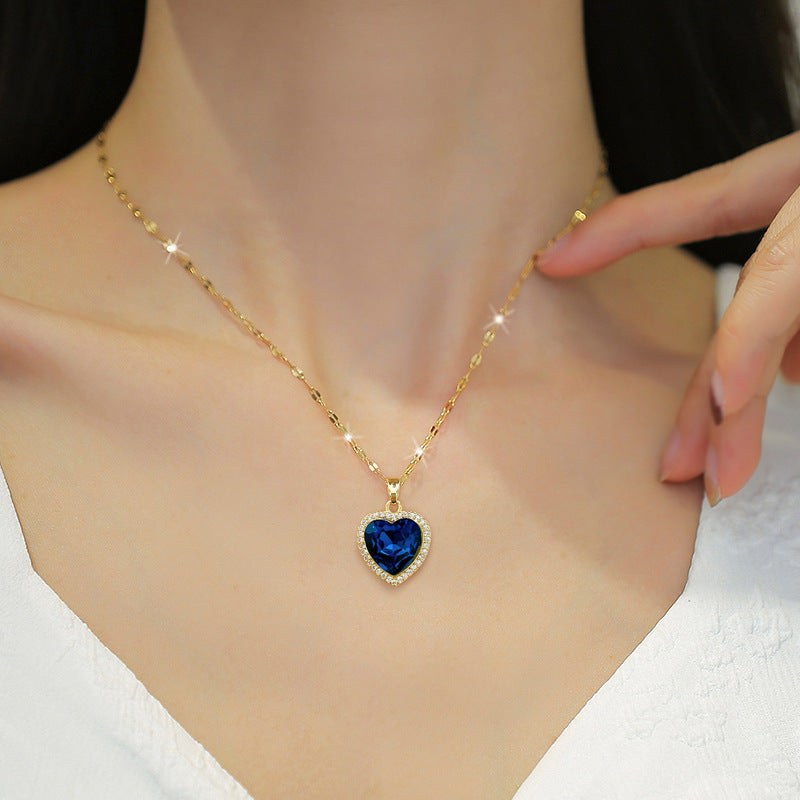 Fully Jeweled Loving Heart Light Luxury – Jewelry Gift Ideas — 1