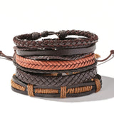 Retro Personalized Cowhide Punk Bracelet Bracelet – Jewelry Gift Ideas — 7