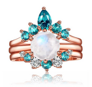 Crown Queen Temperament Three Snares Ring – Special Occasion Gifts — 1