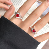 Ruby High-grade Temperament Ring Female Niche – Stylish Gifts — 16