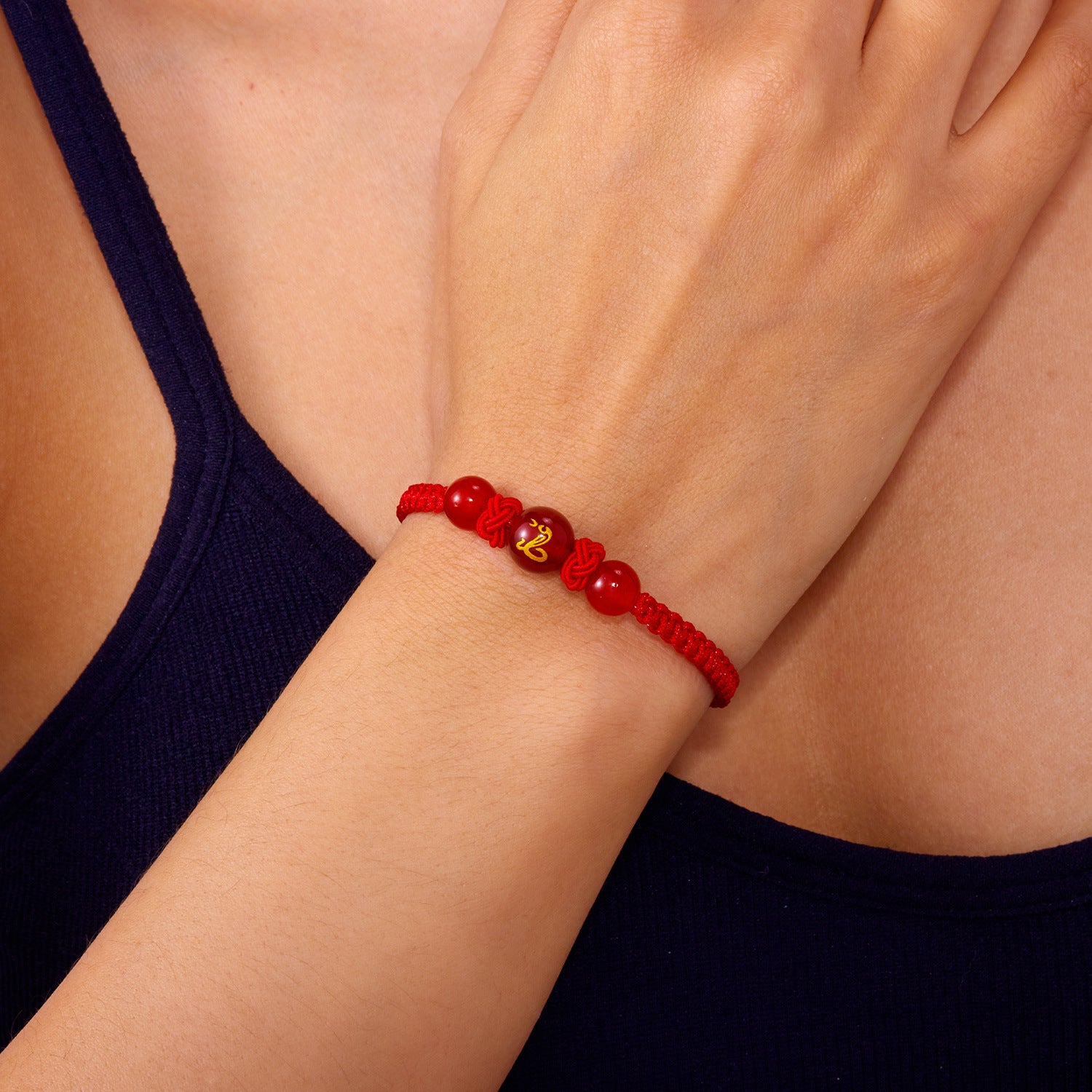 Zodiac Cinnabar All-matching Weaving Bracelet – Jewelry Gift Ideas — 1
