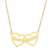 Heart To Heart Necklace Name Pendant – Jewelry Gift Ideas — 5
