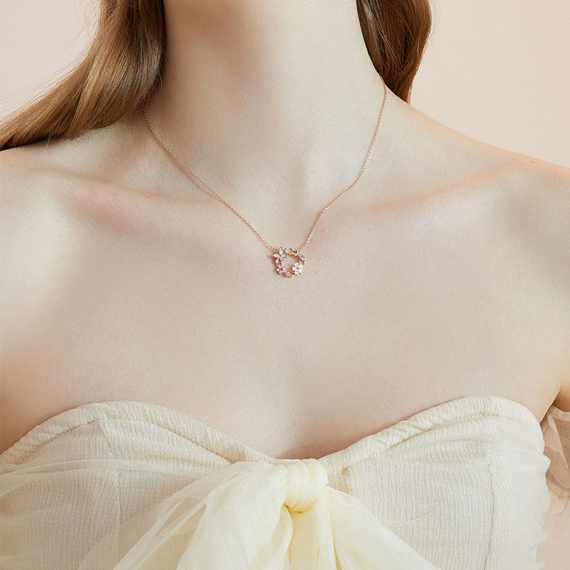 Women's Butterfly Sterling Silver Necklace – Jewelry Gift Ideas — 1