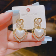 Temperament Ins Wind Tassel Love Pearl Earrings – Gifts for Couples — 3