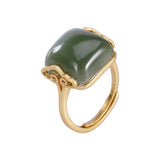 Female Adjustable Retro Jade Xiangyun Ring – Gifts for Her — 3