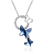 Austrian Crystal Butterfly Pendant Necklace – Jewelry Gift Ideas — 4