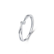S925 Silver Couple Ring Simple Graceful – Gifts for Couples — 3
