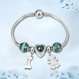 Green Ocean Heart Beaded Bracelet – Jewelry Gift Ideas — 2