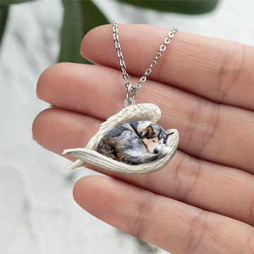 Acrylic Plane Lazy Dog Hanging Necklace – Jewelry Gift Ideas — 2