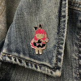 Fashion Cute Cartoon Girl Metal Brooch – Stylish Gifts — 1