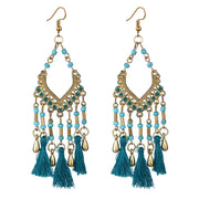 Bohemian Hollow Drop Oil Bead Long Earrings – Holiday Gift Ideas — 4