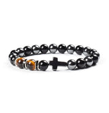 Colorful Tigereye Cross Agate Bracelet – Jewelry Gift Ideas — 6
