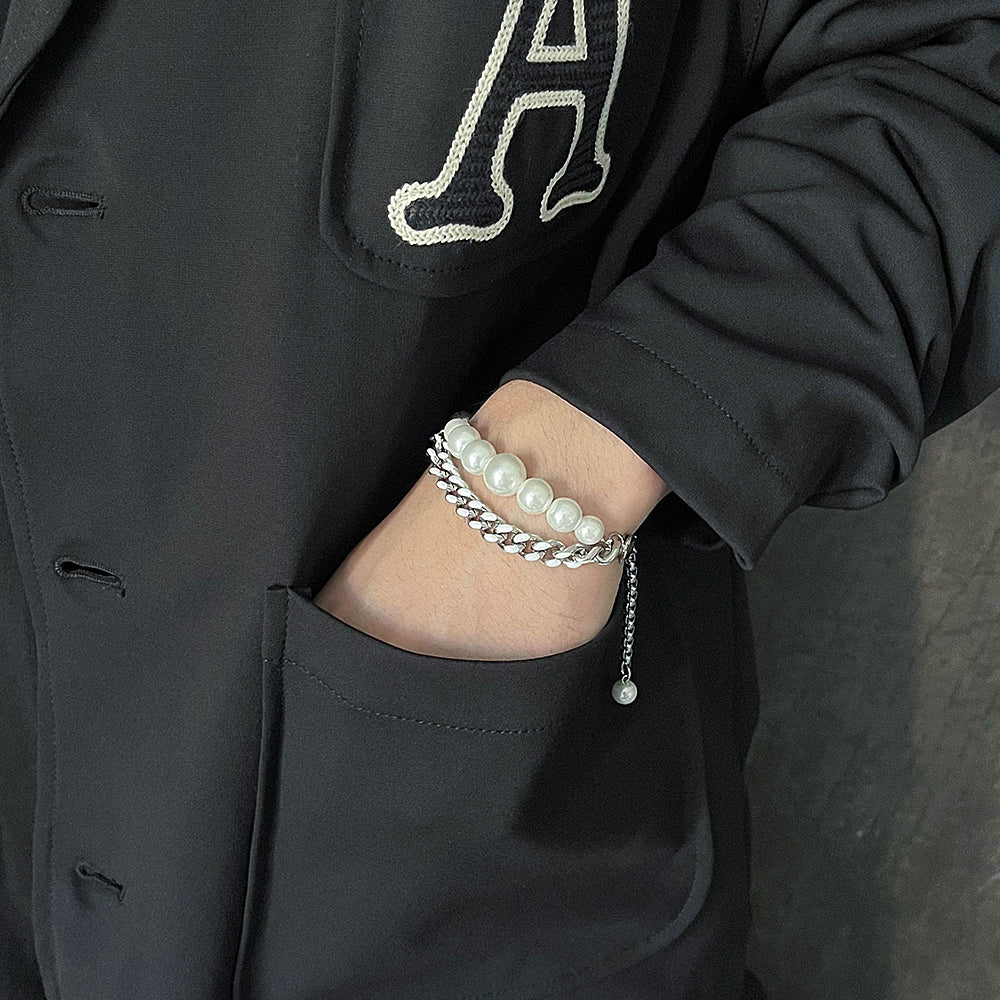 Men's And Women's Pearl Cuba Double Bracelet – Jewelry Gift Ideas — 1