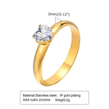 Zircon Gold Ring For Women – Gifts for Her — 5