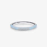 S925 Sterling Silver Blue Enamel Ring – Surprise Gifts — 3