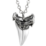 Men's Shark Tooth Shape Pendant Necklace Clavicle – Jewelry Gift Ideas — 8