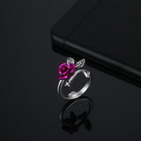 Alloy Personality Plant Ladies Rose Ring – Holiday Gift Ideas — 4