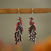 European And American Texture Peacock Earrings – Holiday Gift Ideas — 12