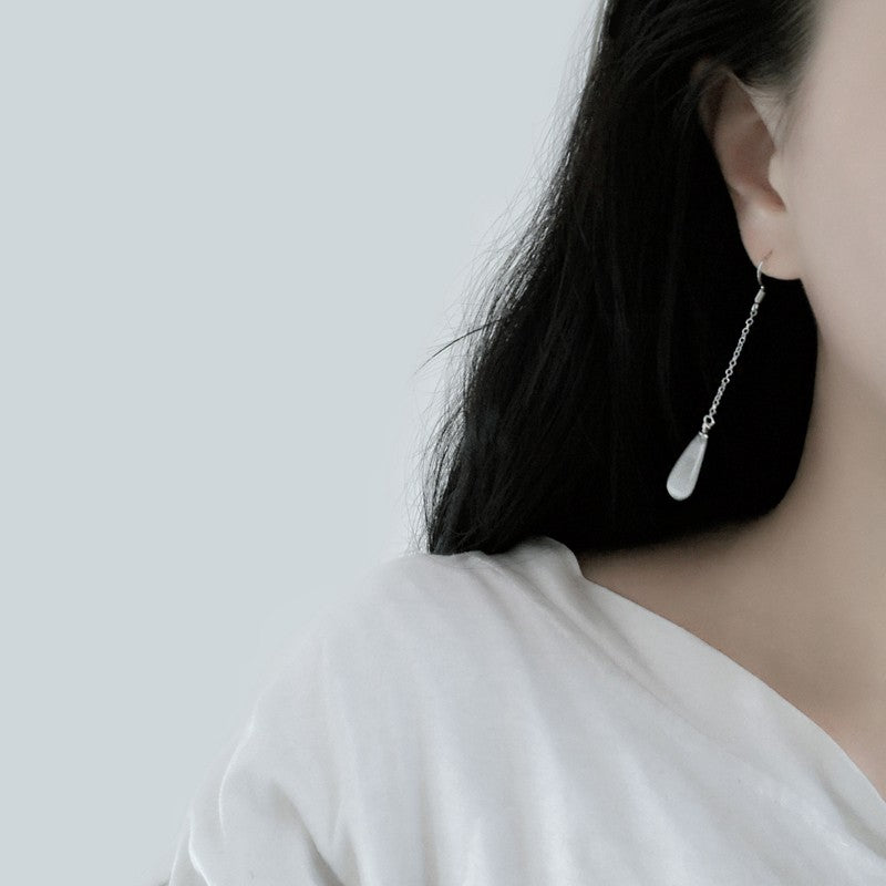 925 Sterling Silver Opal Drop Earrings – Stylish Gifts — 1