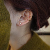Flower Bud Small Drill Earrings Female 925 Sterling – Gifts for Her — 6