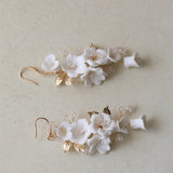 Women's Ceramic Flower Earrings – Gifts for Her — 2