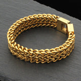 Stainless Steel Bracelet Retro Double Titanium – Jewelry Gift Ideas — 6