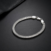 Women's Fashion 18K Silver Plated 6MM Full Side – Stylish Gifts — 1