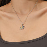 Silver Small Tree Lazy Pendant Necklace – Jewelry Gift Ideas — 1