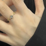Glass Colorful Gem Ring Female Summer Fashion Net Red – Stylish Gifts — 4