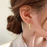 Niche Unique Double-row C- Shaped Earrings – Meaningful Gifts — 10