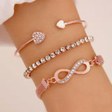 Women's Heart Bracelet Three-piece Suit – Jewelry Gift Ideas — 11