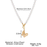 Women's Titanium Steel Pearl Stitching Heart – Jewelry Gift Ideas — 6